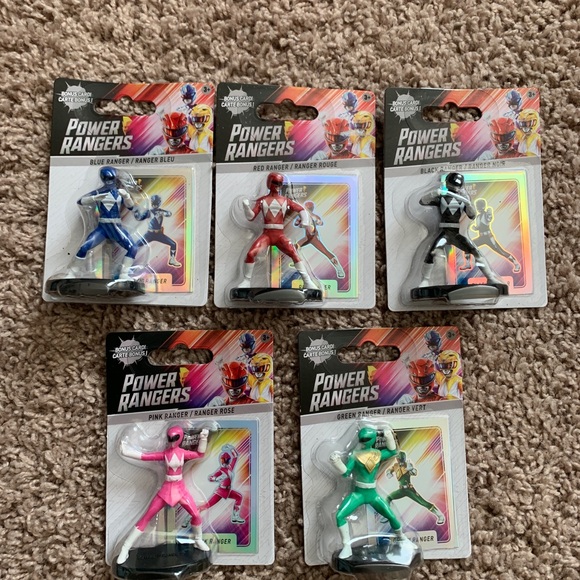 Complete Mini Ranger Power Ranger | Toys | New Mighty Morphin Power Rangers 5 Mini Figures ...